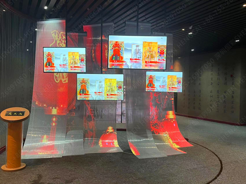 運城天下關(guān)公廟，LED顯示屏項目