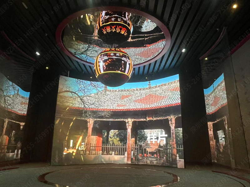 運城天下關(guān)公廟，LED顯示屏項目