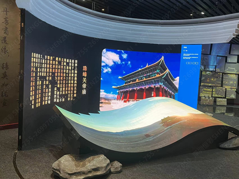 運城天下關(guān)公廟，LED顯示屏項目