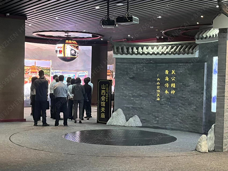 運城天下關(guān)公廟，LED顯示屏項目